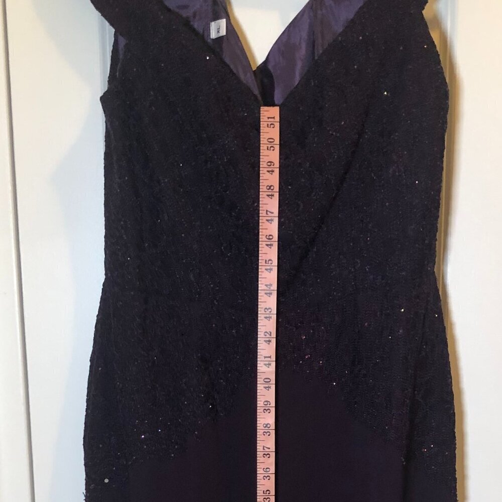 Ideas by Barbara Mother of the Bride Evening Dress Eggplant 8676 Size XL NWT - Picture 12 of 14